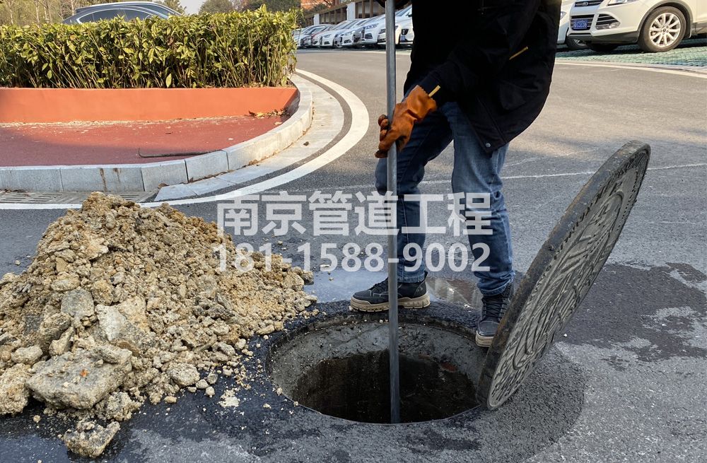 306九江管道油块清理